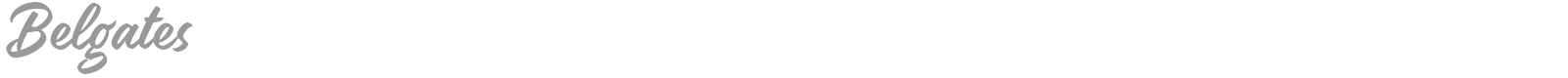 Belgates font preview